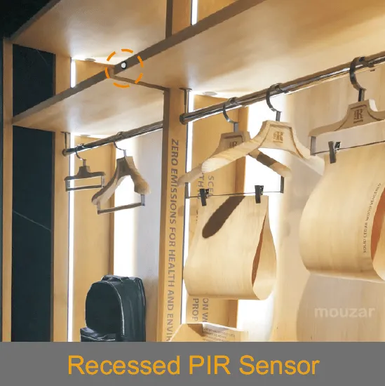 12v 24vdc led recessed PIR sensor switch