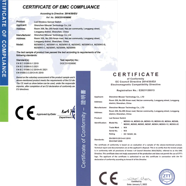CE EMC certificated